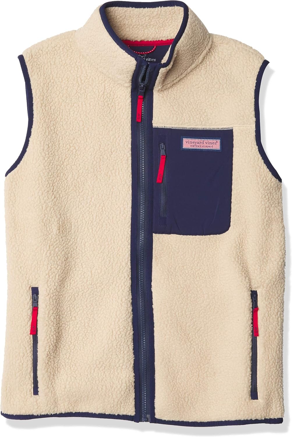 Vineyard Vines boys Sherpa Fleece Vest Clothing