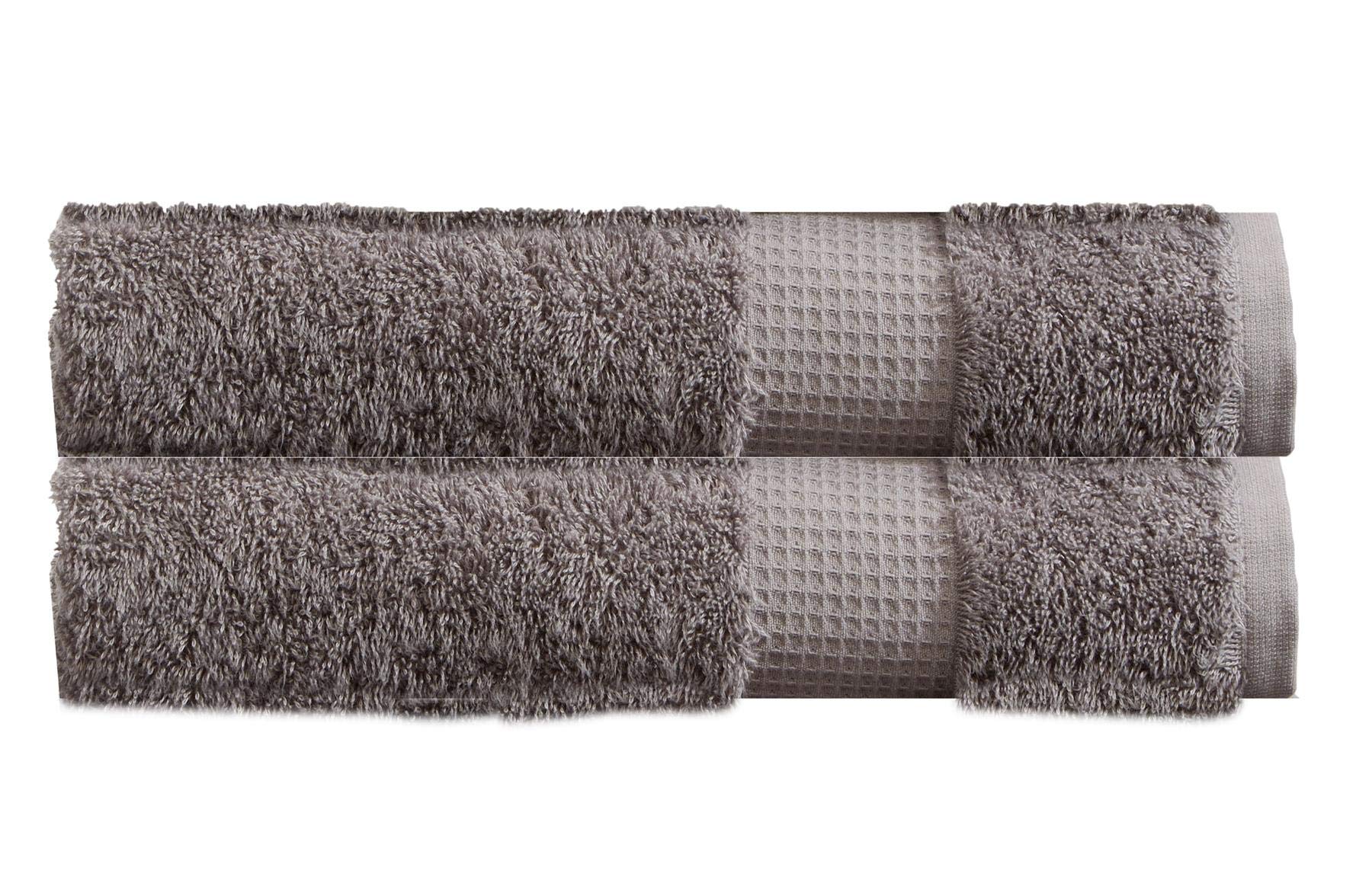 Olivia Rocco Egyptian Cotton Towels Home Bathroom Towel Set Bale Fade Resistant 700gsm Luxe Collection Bales Bath Sets, 2 Bath Towels Silver
