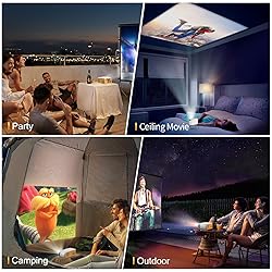 vamvo Mini Portable Projector Small VideoProjector