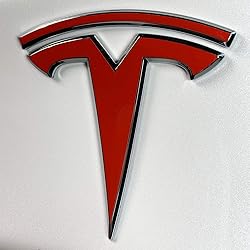 Logo Decal Wrap for Tesla Model S, Refresh, 4-pc