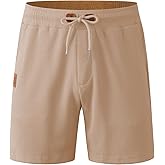 Mauro Kane Men's 5" Sweat Shorts with Pockets-Moisture-Wicking Athletic Gym Casual Shorts