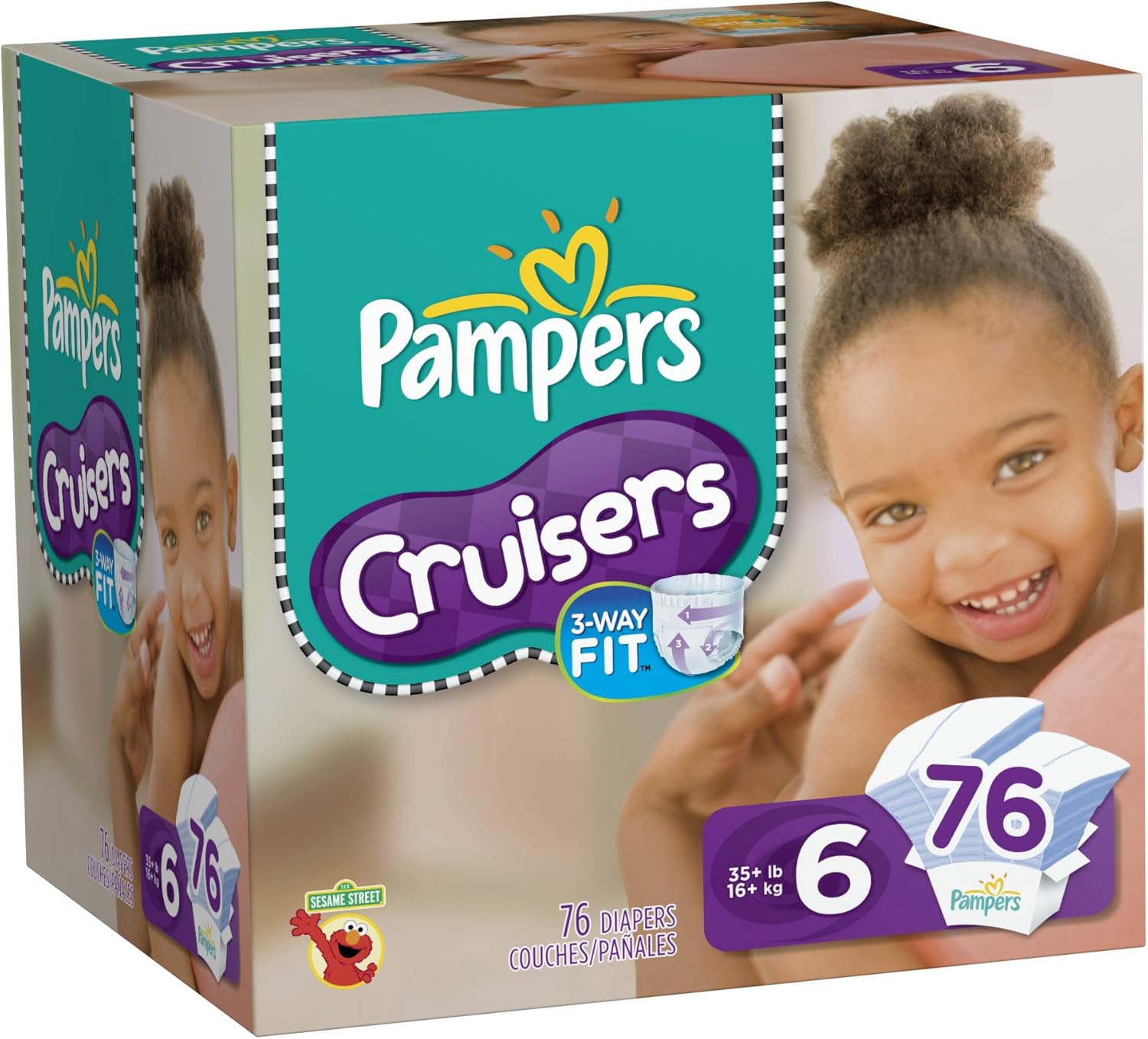 pampers m size 76