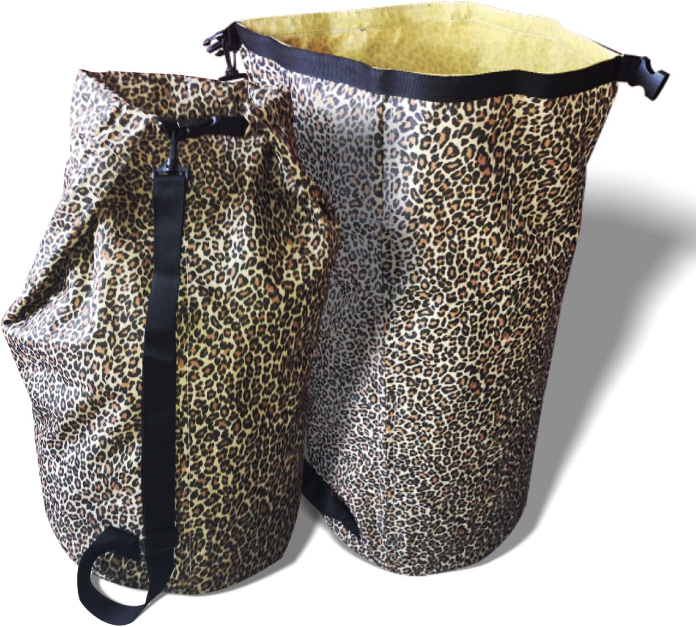 Extra Large Laundry Bag Stylish Leopard Print Fabric Clothes Hamper