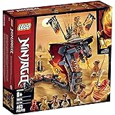 LEGO NINJAGO Fire Fang 70674 Snake Action Toy Building Set with Stud Shooters and Ninja Minifigures Characters, Perfect for Group Play (463 Pieces)