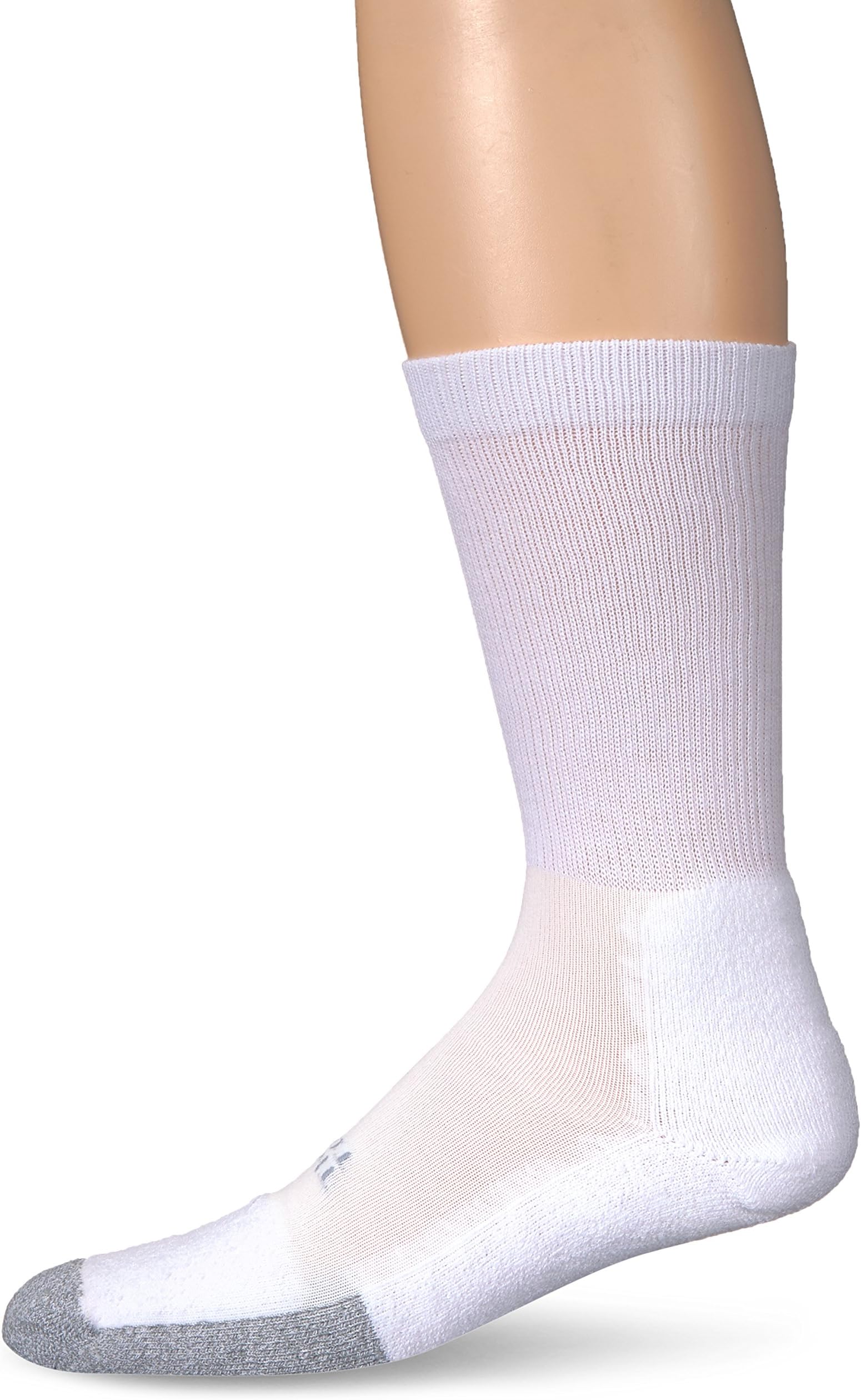ThorlosUnisex Lite Padded Tennis Thorlo Lite Padded Tennis Crew Socks - White, Small (pack of 6)