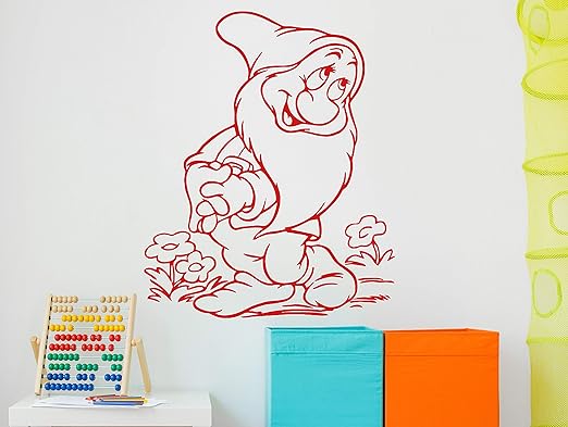 Amazon Com Gnome Room Decor Nursery Decal Preschool Wall Decal