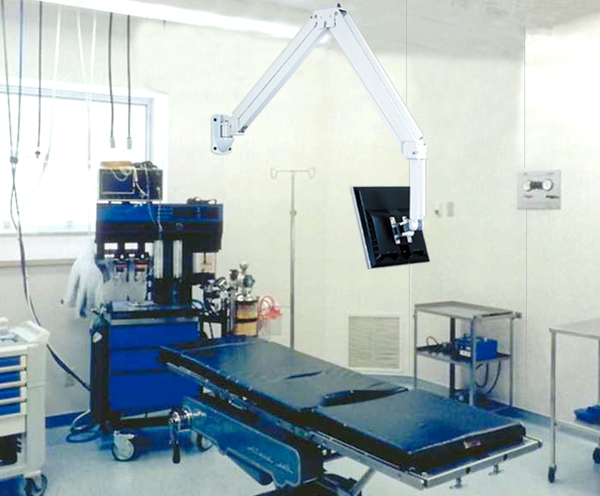 DW630W 63" Long Articulated Hospital Bed LCD Monitor Wall Arm VESA Buy Online in UAE. Office