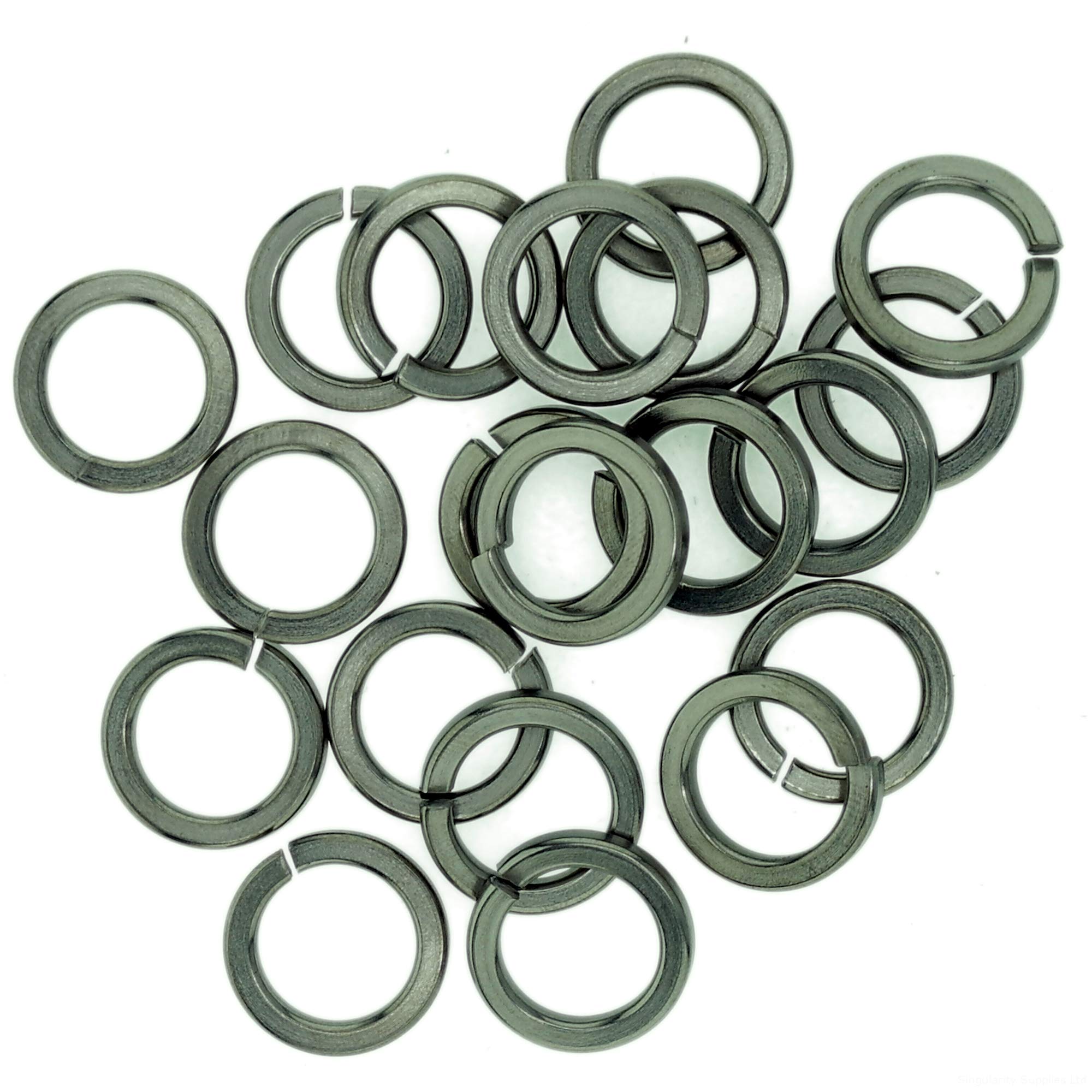 M5 (5mm) Square Spring Split Lock Washer - Stainless Steel (A2) (Pack of 20) — image 1