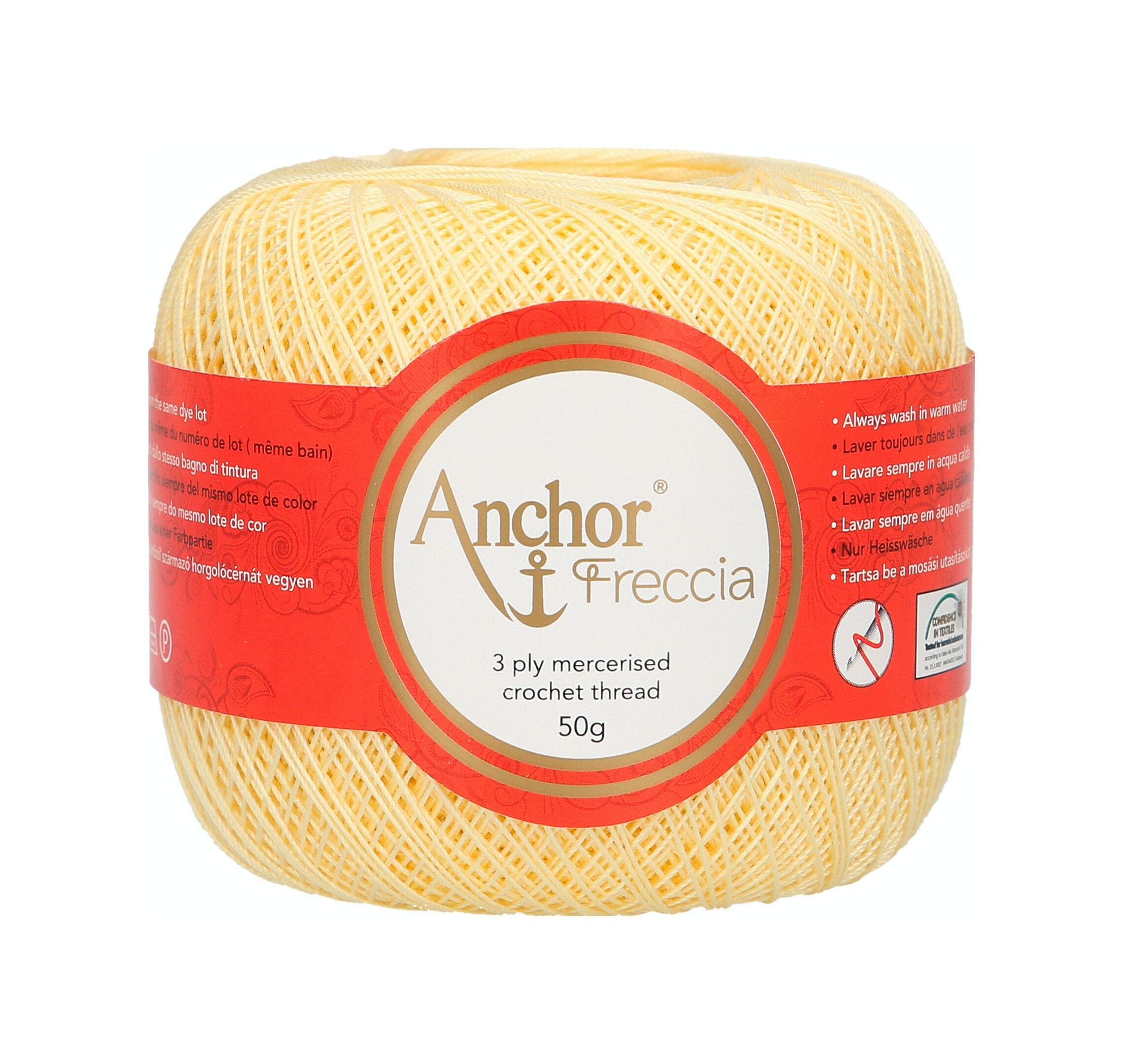 Anchor Freccia 20 4771020-00300 Brown Crochet Yarn 100% Cotton