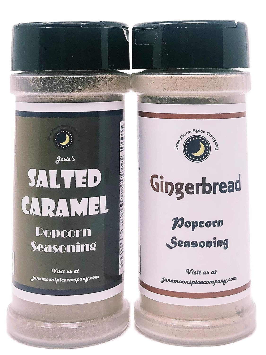 Premium POPCORN SEASONING Variety 2 Pack Salted Caramel Gingerbread Grocery