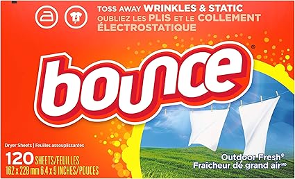 Amazon Com Bounce Dryer Sheets Laundry Fabric Softener Outdoor Fresh Scent 120 Count Health Personal Care