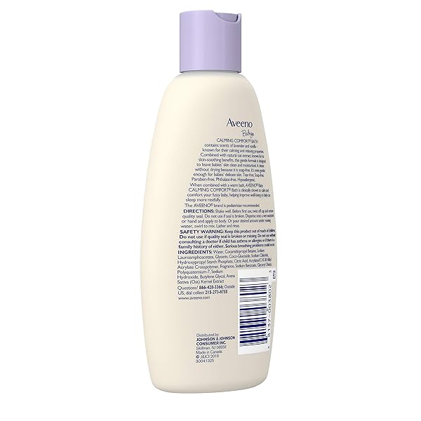 AVEENO BABY CALMING COMFORT BATH LAVENDER AND VANILLA — 8 FL OZ
