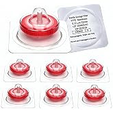 zoomto 25PCS Sterile PTFE Syringe Filters,33mm,0.22um,Individually Packed | Sterile PTFE Hydrophobic membrane｜Gamma‑irradiated｜Low‑protein‑binding,low extractables｜Female Luer Lock &amp; Male Luer Slip