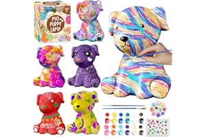 Innorock Paint Your Own Dog Lamp Art Kit, Night Light, Crafts for Teens Girls Boys, Arts & Crafts Kit, Painting Kit for Kids, Room Decoration, Christmas Crafts Birthday Gift for Kids Ages 3 4 5 6 7 8+