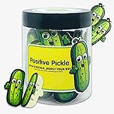 60 Positive Cards in Jar – Emotional Support Pickle, Affirmation Cards for Women, Inspirational Gift for Mom or Dad, Teen Girl Trendy Stuff, Unique Birthday & Father’s Day Gifts