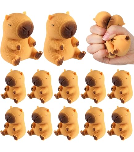 Jouet Anti-stress Capybara à Sequins Pailletés - Squeeze Toy Sensoriel, Design Doux Et Pinçable, Pour Relaxation à La Maison Ou Au Bureau - 3