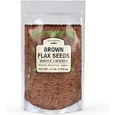 Unpretentious, Brown Flax Seeds, 2.4 Lb | For baking, smoothies, and salads