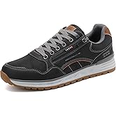 ARRIGO BELLO Mens Shoes Casual Trainers Walking Fashion Sneakers with Zipper Breathable Lightweight Size 8-12US
