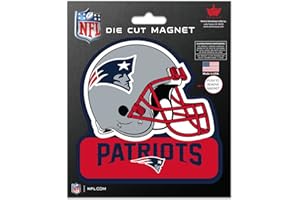 NFL New England Patriots Die Cut Magnet, 5 x 6-inches