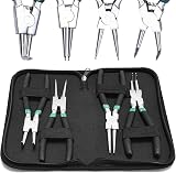 Fleetise 7 Inch Snap Ring Pliers Set 4pcs Internal External Heavy Duty view 1