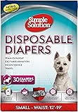 Simple Solution Disposable Dog Diapers for Female