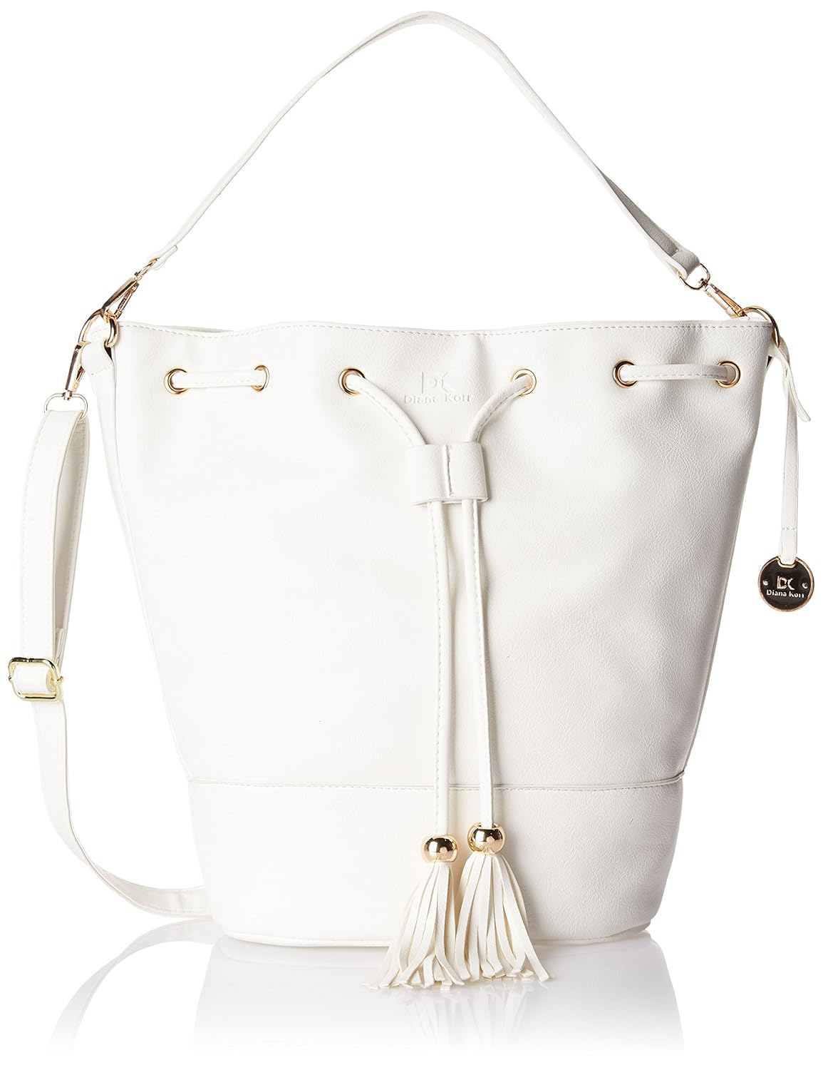 diana korr women's handbag (white) (dk12hwht00)