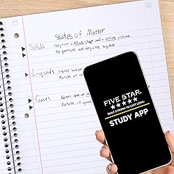 Five Star Spiral Notebook + Study App, 3