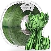 AMOLEN Silk PLA Filament 1.75mm 3D Printer Filaments, Accuracy ±0.02mm Shiny Filament for 3D Printing, 1kg(2.2lbs) Spool, Compatible with Most FDM Printer