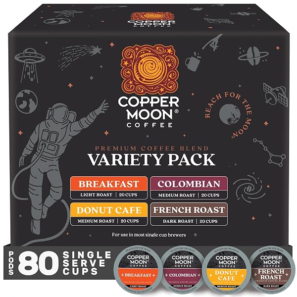 COPPER MOON SINGLE SERVE COFFEE PODS FOR KEURIG...