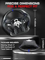 TESFEEL Steering Wheel for F150 Raptor 2017-2020