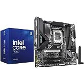 Micro Center CPU Motherboard Combo DDR5 mATX lga1851 mobo Processor Bundle | Intel Core Ultra5 225F Desktop processor, GIGABYTE B860M Eagle Plus WIFI6E Motherboard