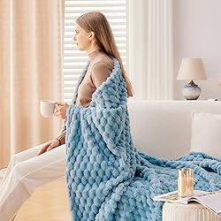 NEWCOSPLAY Super Soft Throw Blanket Blue Premium