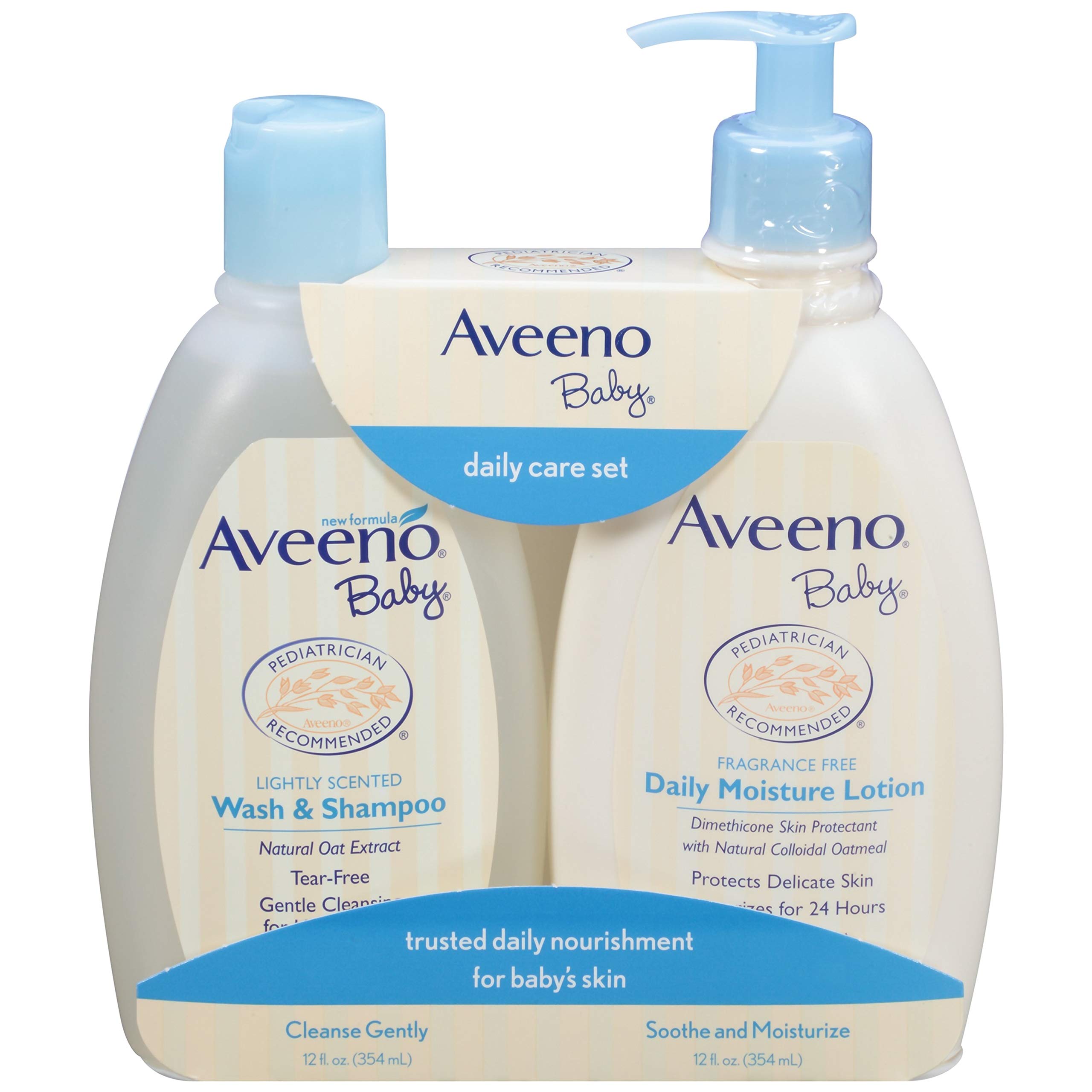 aveeno baby wash and shampoo twin pack