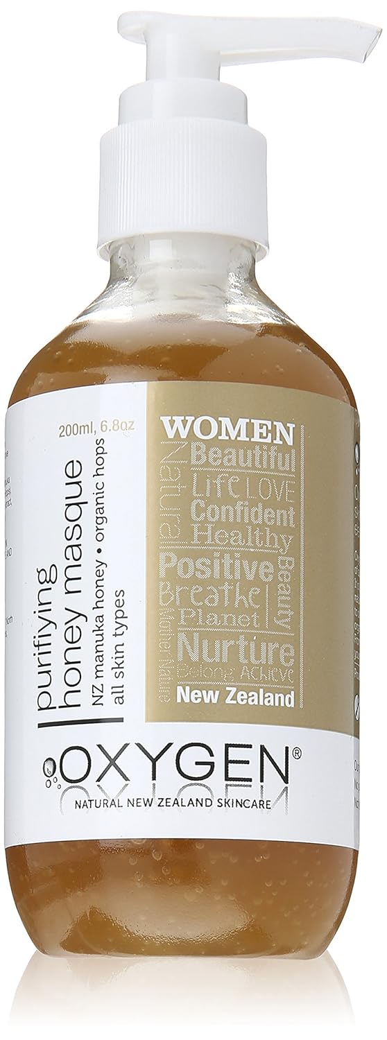 Oxygen Purifying Honey Masque for All Skin Types, Nelson Active Manuka Honey, 6.8 Ounce