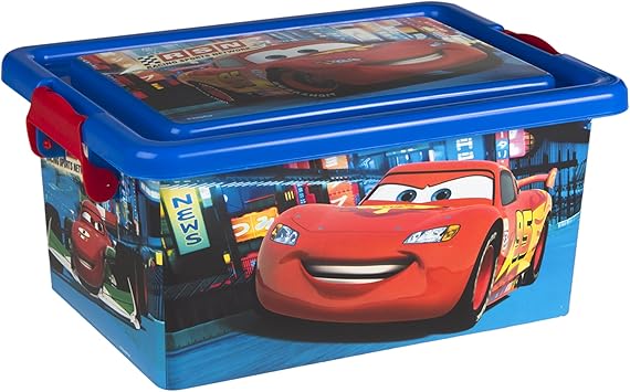 ColorBaby - Caja ordenación 7 litros, diseño cars (76604): Amazon.es: Juguetes y juegos