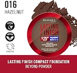 Rimmel Lasting Finish 25 HR Compact Foundation 016 Hazelnut Matte SPF 20 view 2