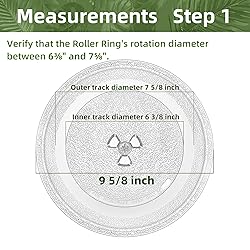 Smallest 9.6 Inch Microwave Plate Replacement