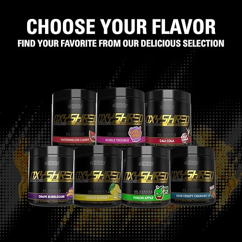 EHP Labs OxyShred Hardcore Super Dosed Pre Workout Powder - Preworkout  Powder with L Glutamine & Acetyl L Carnitine, Energy Boost Drink - 275mg of  Caffeine - Cali Cola, 40 Servings in Kenya | Whizz Powders
