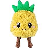 Pineapple Microwavable Unscented Heating Pad for Women and Kids- Cute Soft Cozy Pillow Plush Heatable Warm Stuffed Animals - Kawaii Hot and Cold Plushie Food Toy - Pineapple Gifts for Girls and Boys
