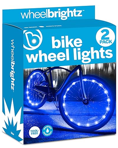 Brightz WheelBrightz Bike Light (2-Pack Blue) Electric Bike