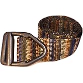 Bison Designs 38mm Wide Light Duty Belt with Black Buckle (Coyote, 46-Inch Maximum Waist/X-Large)