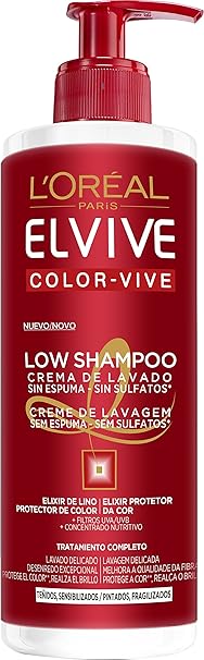 L'oreal Color-Vive - low Shampoo milde Reinigungs-Creme, 1er Pack (1 x 400 ml)