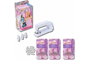 TVTIME DIRECT Bedazzler Deluxe Clear Rhinestone Kit - 450 Clear Rhinestones