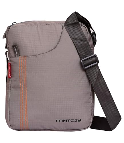 Fantosy men Grey polyester slingbag(Grey)(MB-012)