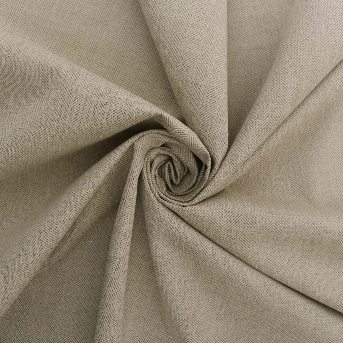 Tibly Soft Velvet Chenille Plain Chevron Herringbone Upholstery Fabric
