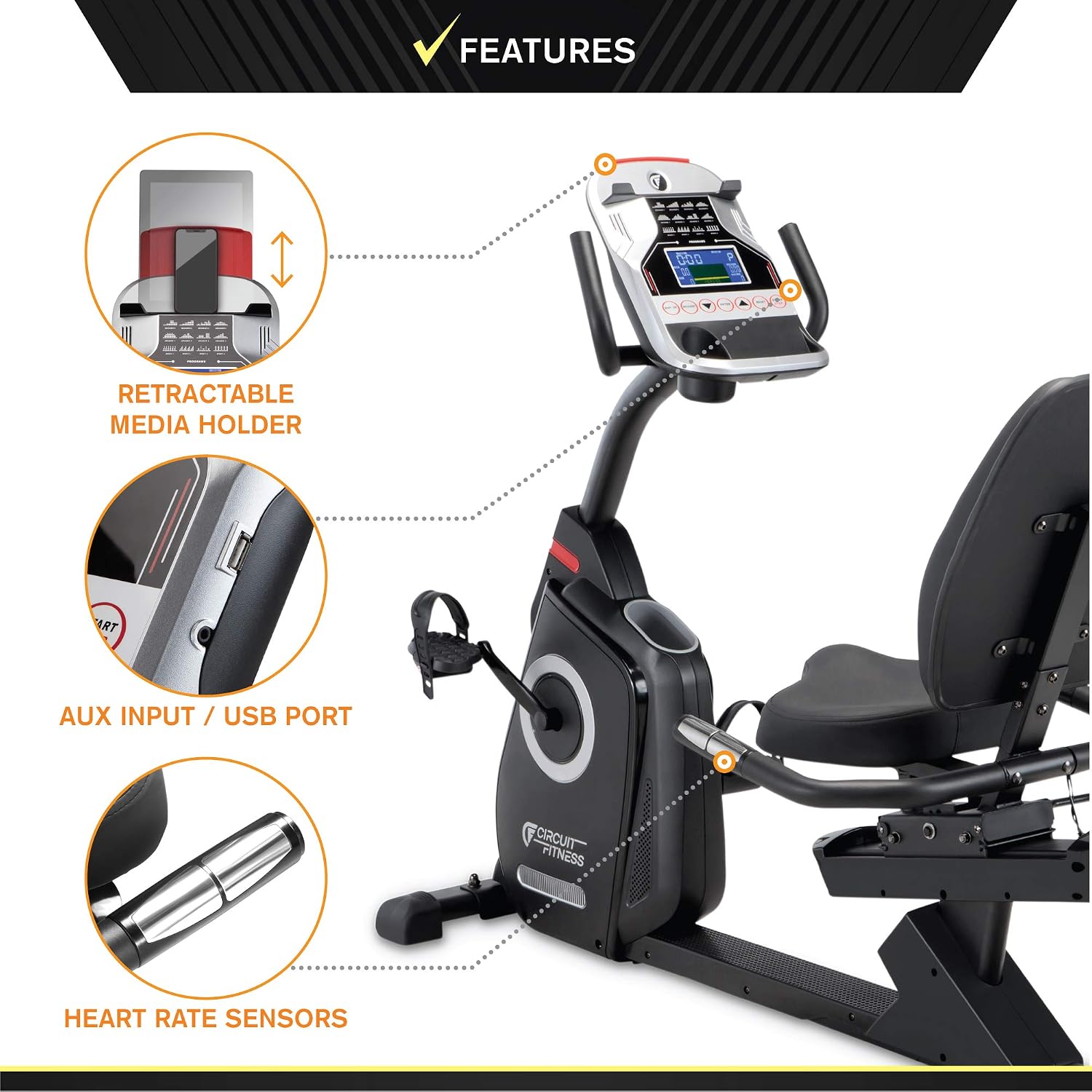 Circuit Fitness Magnetic Recumbent 