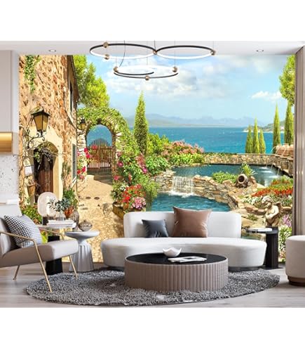 Amazon.com: wall26 - Scenic Tuscany Landscape with Rolling Hills