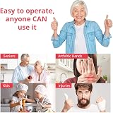 Kitchen Mama Auto Electric Can Opener Red - Hands Free, Battery Operated view 5