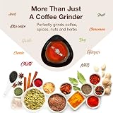 Andrew James Electric Grinder 150W Bean Nut Spice 70g Basin Red view 8
