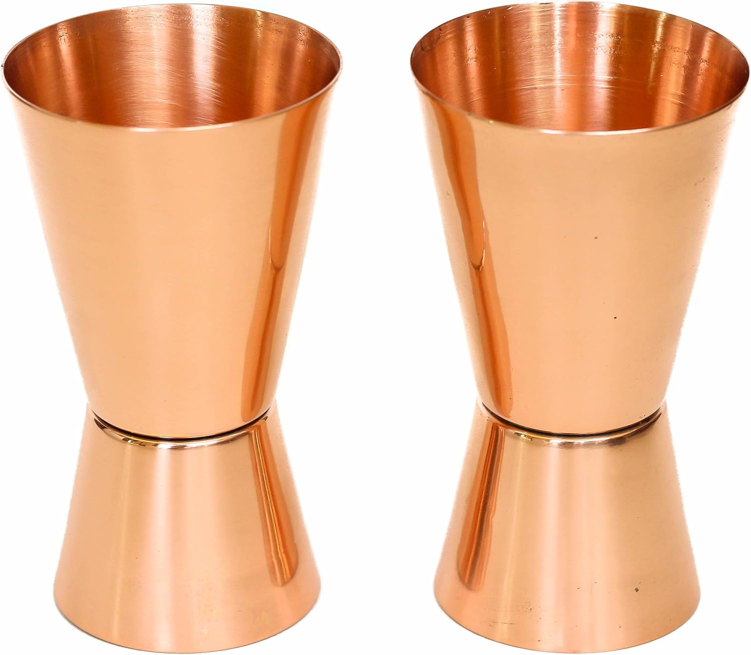 Copper Jigger Shot Glasses 100 Copper Double Jiggers